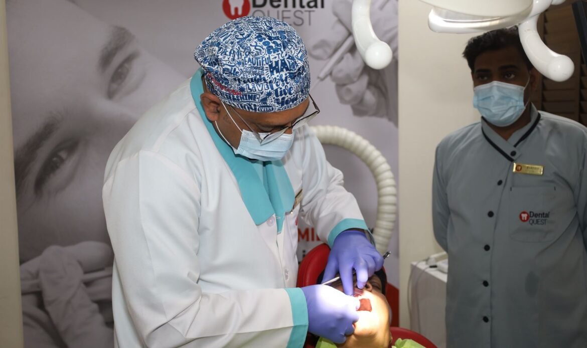 Dental laminates and veneers treatment at Dental Quest Dwarka